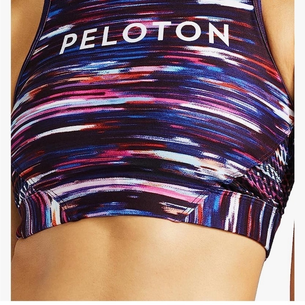 NEW Peloton x WITH Melody High Neck Racerback Cutout Back Sports Bra